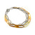 Interlocking Steel and Gold Necklace-Necklaces-Arek Wolski-Pistachios