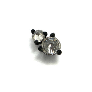 Inverted Double Diamond Earrings-Earrings-Todd Pownell-Pistachios