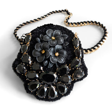 Isabelle Busnel - Black Flower Brooch/Necklace