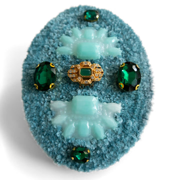 Isabelle Busnel - Emerald Brooch