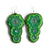 Isabelle Busnel - Green Flower Earrings-Earrings-Precious Collective-Pistachios