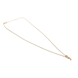 J Initial Gold Pendant-Necklaces-Manuela Carl-Pistachios