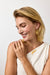 Asymmetrical Floral Pearl Necklace-Necklaces-Bernd Wolf-Pistachios