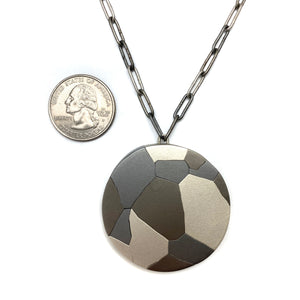Joshua Kosker - Non-noble Round Pendant-Necklaces-Precious Collective-Pistachios