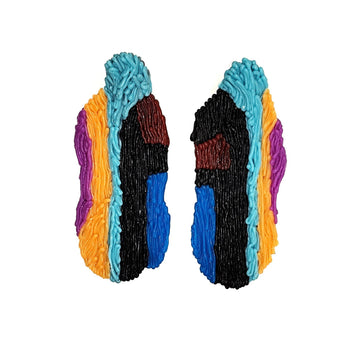 Juan Riusech - Ode to Joy Earrings (Small, Blue)