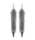 Karen Karon - "Tiny Scale Zipper Earrings"-Earrings-Earrings Galore-Pistachios