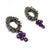 Kinetic Amethyst Earrings-Earrings-So Young Park-Pistachios