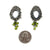 Kinetic Green Onyx Earrings-Earrings-So Young Park-Pistachios