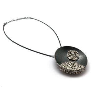 Kinetic Silver Convertible Pendant-Necklaces-So Young Park-Pistachios