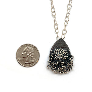 Kinetic Teardrop Pendant-Necklaces-So Young Park-Pistachios