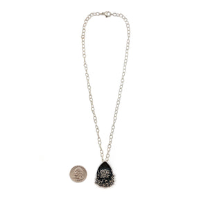 Kinetic Teardrop Pendant-Necklaces-So Young Park-Pistachios