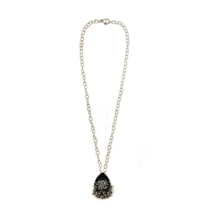Kinetic Teardrop Pendant-Necklaces-So Young Park-Pistachios