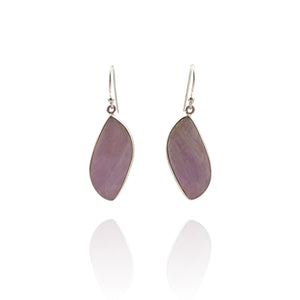 Kunzite Hook Earrings-Earrings-Susanne Kern-Pistachios