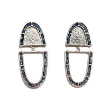 Kyanite Arch Earrings