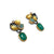 La Dame en Verte Earrings-Earrings-Judith Neugebauer-Pistachios