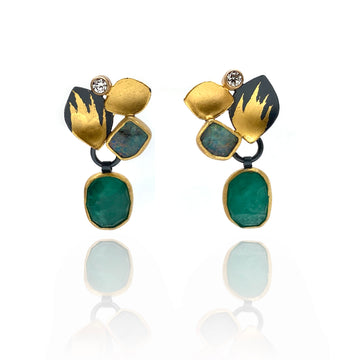 La Dame en Verte Earrings