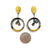 Labradorite Drop Earrings-Earrings-So Young Park-Pistachios