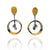 Labradorite Drop Earrings-Earrings-So Young Park-Pistachios