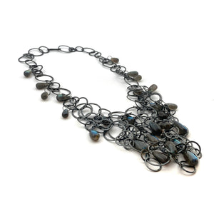 Labradorite Tangle Necklace-Necklaces-Heather Guidero-Pistachios