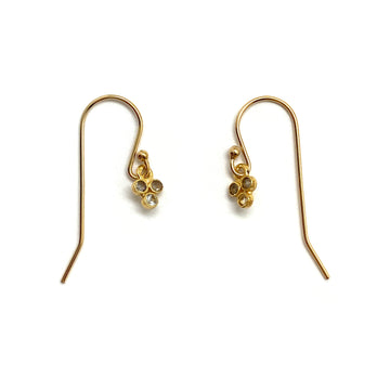 Labradorite and Blue Topaz Earrings