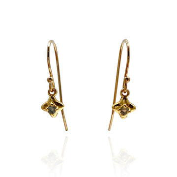 Labradorite and Gold Vermeil Earrings