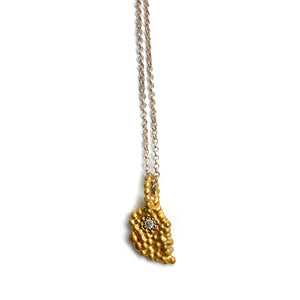 Lace and CZ Pendant-Necklaces-Anna Krol-Pistachios