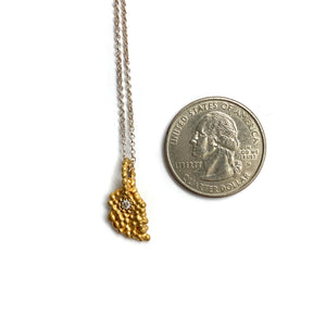 Lace and CZ Pendant-Necklaces-Anna Krol-Pistachios