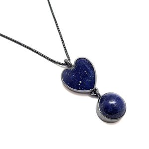 Lapis Love Pendant-Necklaces-Emily Rogstad-Pistachios