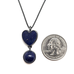 Lapis Love Pendant-Necklaces-Emily Rogstad-Pistachios
