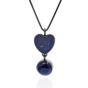 Lapis Love Pendant-Necklaces-Emily Rogstad-Pistachios
