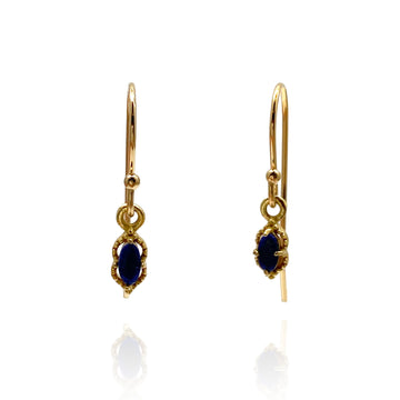 Lapis and Gold Vermeil Earrings