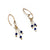 Lapis and Nylon Earrings-Earrings-Meghan Riley-Pistachios
