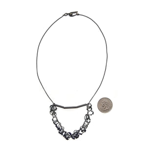 Lapis and Onyx Layered Necklace-Necklaces-Karen Gilbert-Pistachios