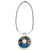 Lapis and Silver Concave Necklace-Necklaces-So Young Park-Pistachios