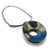 Lapis and Silver Concave Necklace-Necklaces-So Young Park-Pistachios