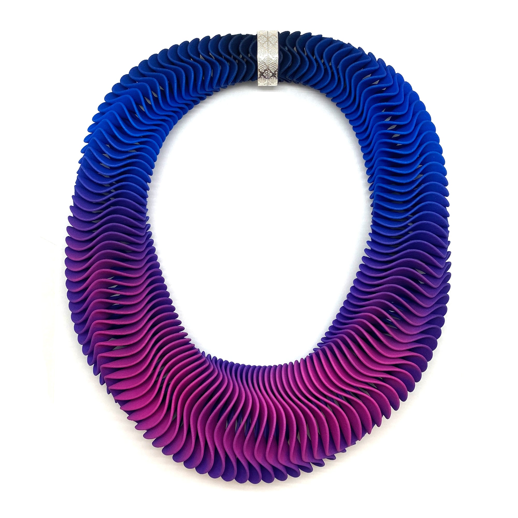 Large Blue and Purple Necklace-Necklaces-Lynne MacLachlan-Pistachios