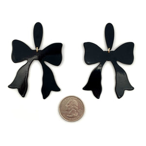 Large Bow Dangle Earrings-Earrings-Ashley Buchanan-Pistachios