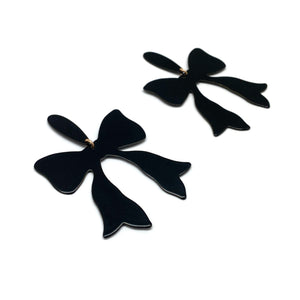 Large Bow Dangle Earrings-Earrings-Ashley Buchanan-Pistachios