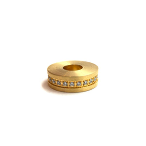 Large Gold Topper - Embellished-Rings-Manuela Carl-Pistachios