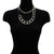 Large Open Oval Chain Link Necklace-Necklaces-Elisa Bongfeldt-Pistachios