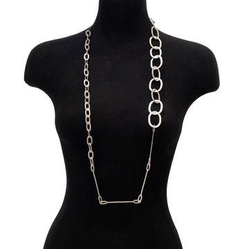 Large Open Oval Chain Link Necklace