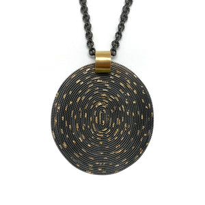 Large Oval Disc Necklace-Necklaces-Brooke Marks-Swanson-Pistachios