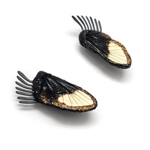 Lashes Earrings-Earrings-Märta Mattsson-Pistachios