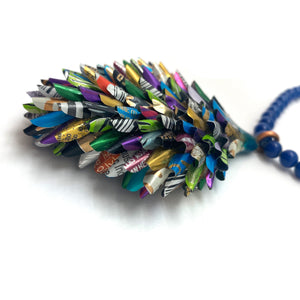 Layered Aluminum Pendant Necklace-Necklaces-Eunseok Han-Pistachios