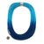 Layered Blue Elastic Necklace-Necklaces-Gilly Langton-Pistachios