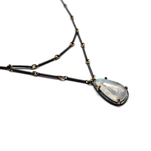 Layered Ethiopian Opal Necklace-Heather Guidero-Pistachios
