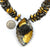 Layered Leaf Statement Necklace-Necklaces-So Young Park-Pistachios