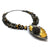 Layered Leaf Statement Necklace-Necklaces-So Young Park-Pistachios