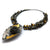Layered Leaf Statement Necklace-Necklaces-So Young Park-Pistachios