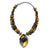 Layered Leaf Statement Necklace-Necklaces-So Young Park-Pistachios